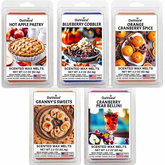 Thanksgiving Wax Melts Variety Pack, Fall Scented Wax Cubes - Picture 1 of 13
